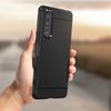 Funda Sony Xperia 5iii Silicona Antigolpes Carbono Rugerizado Armor Spigen Negro