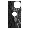 Funda Iphone 13pro Max Silicona Antigolpes Carbono Rugerizado Armor Spigen Negro