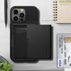 Funda Híbrida Ultra Fina Spigen Slim Armor Negro Para El Iphone 13 Pro Max