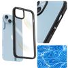 Carcasa Spigen Iphone 14 Transparente Contorno Negro Antigolpes Híbrida