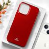 Funda Iphone 13 Silicona Brillante Mercury Rojo Metalizado