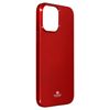 Funda Iphone 13 Mini Silicona Brillante Mercury Rojo Metalizado