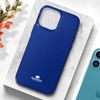 Funda Iphone 13 Pro Silicona Brillante Mercury Azul