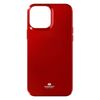 Funda Iphone 13 Pro Max Silicona Brillante Mercury Rojo Metalizado