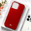 Funda Iphone 13 Pro Max Silicona Brillante Mercury Rojo Metalizado