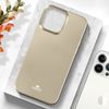 Funda Iphone 13 Pro Max Silicona Brillante Mercury Dorado