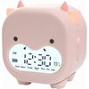 Reloj Despertador Infantil Activado Por Voz, Ceramarble Furni, Luz Nocturna Led Activada Por Voz