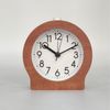 Reloj Despertador Matutino A Pilas, Ceramarble Furni, Función De Repetición Y Reloj De Viaje Luminoso De Madera