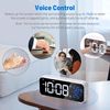 Reloj Despertador Digital, Ceramarble Furni, Reloj De Escritorio Digital Con Alarma Dual Y Repetición, Control De Sonido Y 5 Niveles De Brillo