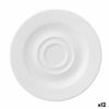 Plato Ariane Prime Espresso Cerámica Blanco 13 Cm (12 Unidades)