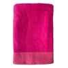 Toalla De Baño Shady Fucsia 90x160 370 G/m² Terciopelo Liso