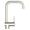 Grifo Mezclador De Lavabo Futura Acero Inoxidable Eisl