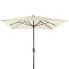 Parasol De Jardín Rectangular Crank Basic Lift 250x200 Beige