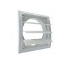 Rejilla De Plástico Blanca Serie Qs Blanco 150x150mm D100 Blanco 150x150mm D100