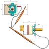 Kit Termostato Regulación 0-200ºc Freidora  3 Metros  3 Metros