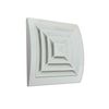 Rejilla De Plástico Blanca Serie Erc Blanco 155x155 Mm D100 Blanco 155x155 Mm D100