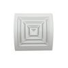 Rejilla De Plástico Blanca Serie Erc Blanco 155x155 Mm D100 Blanco 155x155 Mm D100