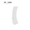 Aplique De Pared Blanco Curvado 6w 3300k