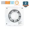 Extractor De Baño Rico Temporizado Blanco Ø100 Blanco Ø100