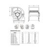 Ventilador Centrífugo Rodete Poliamida Monofásico Bp-erp 9/7 6p