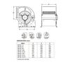 Ventilador Centrífugo Rodete Chapa Monofásico Bp-erp 7/7 Ma 4p