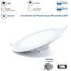 Downlight Led Redondo 18w Blanco Con Sensor De Movimiento Blanco Fría 6500k Blanco Fría 6500k