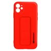 Funda Iphone 12 Mini Silicona Soporte Magnético Plegable Wozinsky Rojo