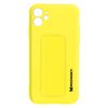 Funda Iphone 12 Mini Silicona Soporte Magnético Plegable Wozinsky Amarillo