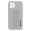 Funda Iphone 12 Pro Silicona Soporte Magnético Plegable Wozinsky Gris