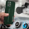 Funda Iphone 12 Pro Silicona Soporte Magnético Plegable Wozinsky Verde