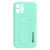 Funda Iphone 12 Pro Max Silicona Soporte Magnético Plegable Wozinsky Turquesa