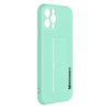 Funda Iphone 12 Pro Max Silicona Soporte Magnético Plegable Wozinsky Turquesa