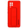 Funda Samsung Galaxy A42 5g Silicona Soporte Magnético Plegable Wozinsky Rojo