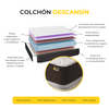 Pack Colchon + Somier Descansin | 80 X 190 |ideal Para Personas Con Dolores De Espalda | Alta Firmeza | Silencioso