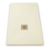 Plato De Ducha Pizarra Pure Crema  80x80 Cm