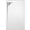 Plato De Ducha Resina Trinity Blanco  70x160 Cm Rejilla Izquierda