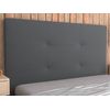 La Web Del Colchon -cabecero Tapizado Atenas Para Cama De 80 (90 X 120 Cms) Gris Oscuro Textil Suave