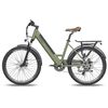 Fafrees F26 Pro 14.5ah Bicicleta Eléctrica - Motor 250w Batería 36v14.5ah Autonomía 110km Freno De Disco Mecánico - Verde Oscuro