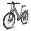 Fafrees F26 Pro 14.5ah Bicicleta Eléctrica - Motor 250w Batería 36v14.5ah Autonomía 110km Freno De Disco Mecánico - Verde Oscuro