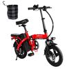 Bicicleta Eléctrica Honey Whale S6-s - Motor 350w Batería 48v10.4ah Autonomía 40km Frenos De Disco - Rojo