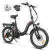 Samebike Cy20 Ft Bicicleta Eléctrica - Potencia 350w Batería 36v13ah Autonomía 35km Freno De Disco Mecánico - Negro