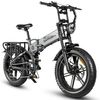 Samebike Rs-a02 Bicicleta Eléctrica- Potencia 750w Batería 48v17ah Autonomía 55km Freno De Disco Hidráulico - Gris