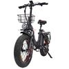 Bicicleta Eléctrica Drvetion Ct20 - Potencia 750w Batería 48v 10ah Ruedas 20" Frenos De Disco - Negro