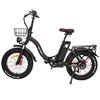 Bicicleta Eléctrica Drvetion Ct20 - Potencia 750w Batería 48v 10ah Ruedas 20" Frenos De Disco - Negro