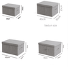 Cajas De Almacenamiento Con Tapas, Caja De Almacenamiento De Ropa, Caja Plegable De Tela | 48x38x28cm