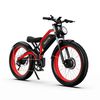 Bicicleta Eléctrica Duotts N26 - Motor 750w*2 Batería 48v20ah Autonomía 60km Frenos De Disco - Negro Rojo