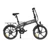 Bicicleta Eléctrica Pvy Z20 Pro - Motor 250w Batería 36v10.4ah Autonomía 80km Freno De Disco Mecánico - Gris