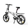 Bicicleta Eléctrica Pvy Z20 Pro - Motor 250w Batería 36v10.4ah Autonomía 80km Freno De Disco Mecánico - Blanco