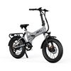 Bicicleta Eléctrica Pvy Z20 Plus 500 - Motor 250w Batería 48v14.5ah Autonomía 100km Freno De Disco Mecánico - Gris