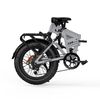 Bicicleta Eléctrica Pvy Z20 Plus 500 - Motor 250w Batería 48v14.5ah Autonomía 100km Freno De Disco Mecánico - Gris